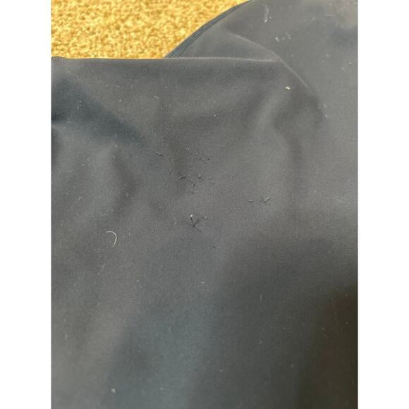 Lululemon leggings Navy blue SZ 2 pull on full length - flawed - small hole - Picture 7 of 7